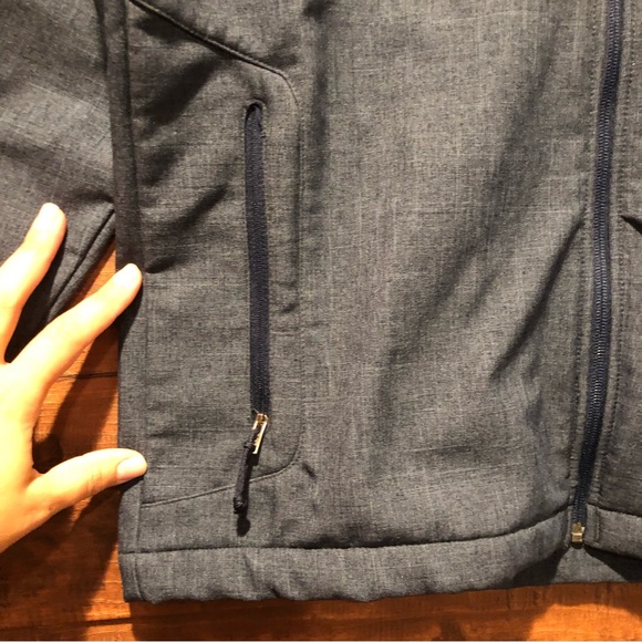 Columbia  Jacket Blue Fleece Lined Zipper Medium - Picture 5 of 6